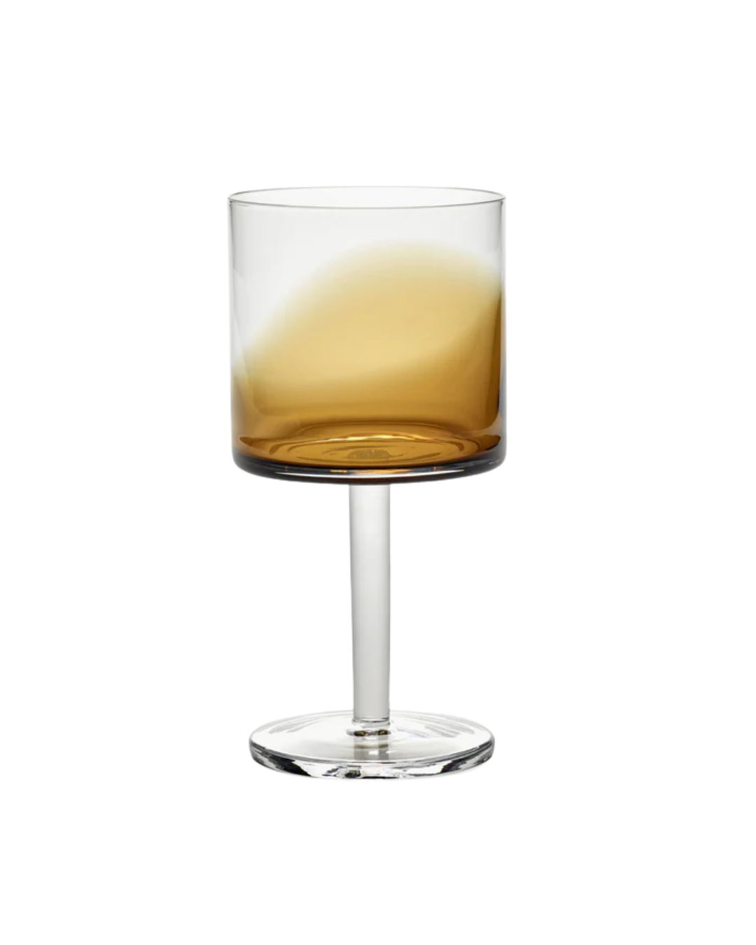 Red Wine Glass Amber Zuma