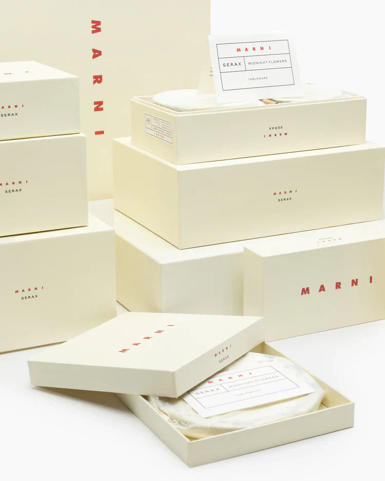 Oval Plate °2 S Mirtillo Nudo Midnight Flowers