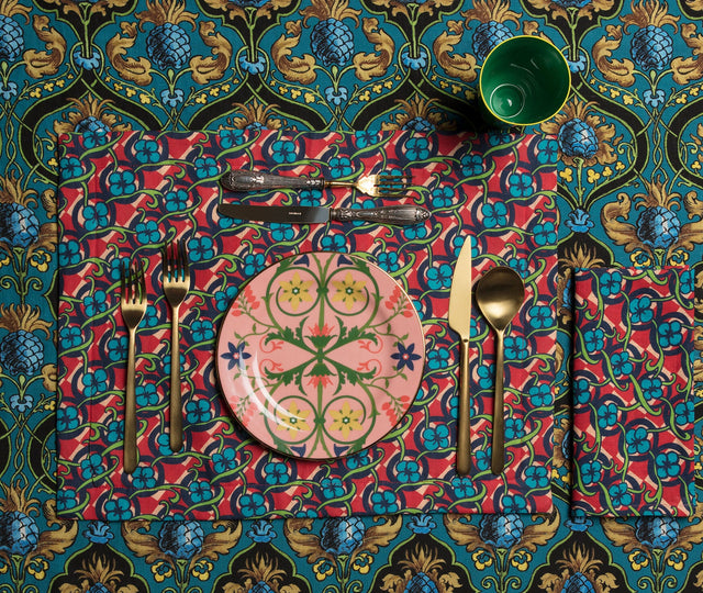 Stella Alpina Pink Dessert Plates Set Of 2