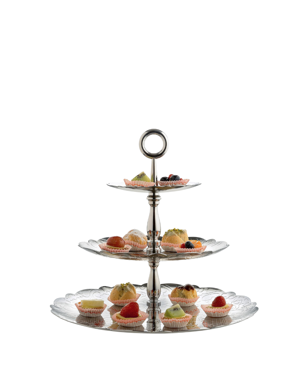 Dressed Three-Dish Stand