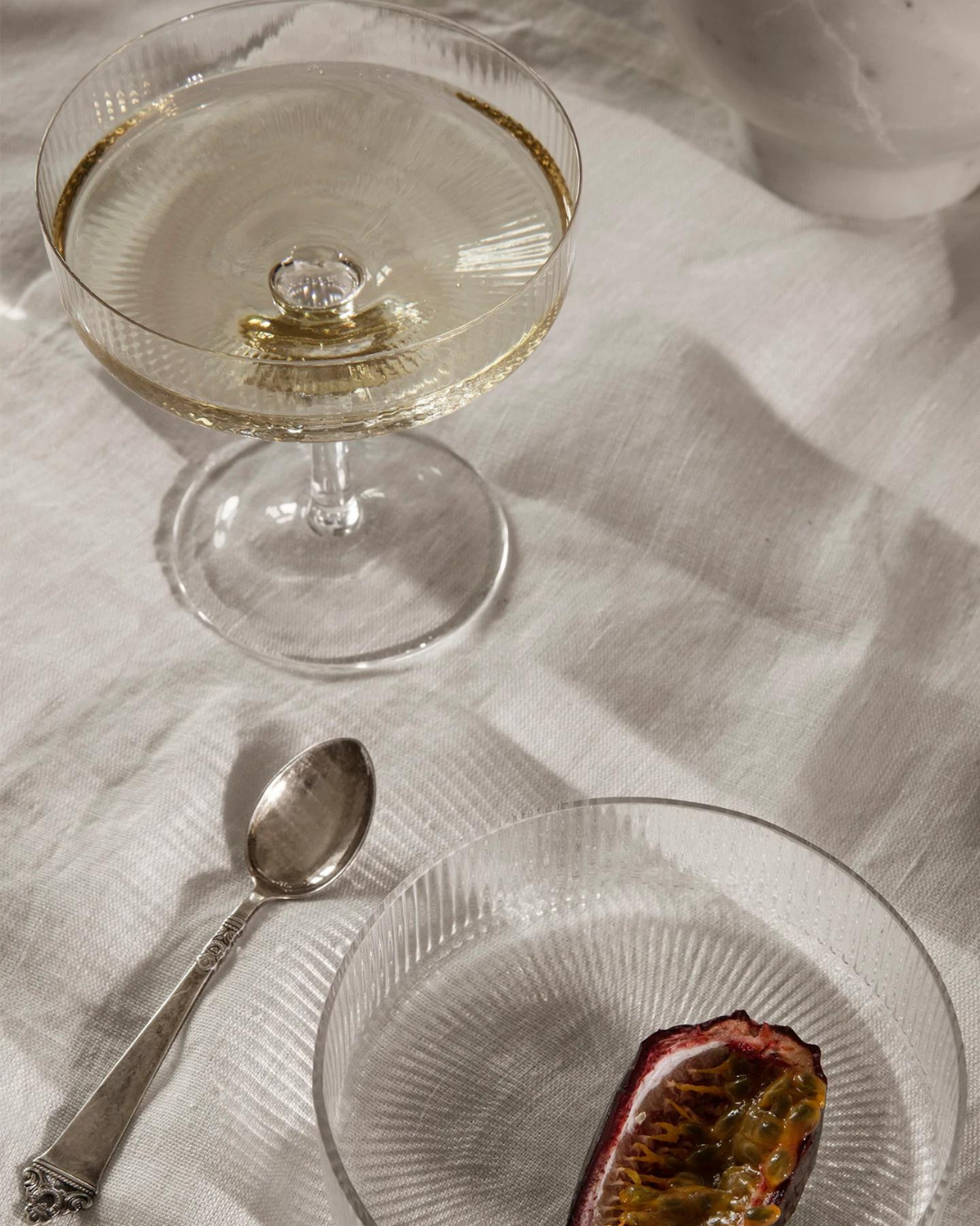 Ripple Champagne Saucers (Set of 2)