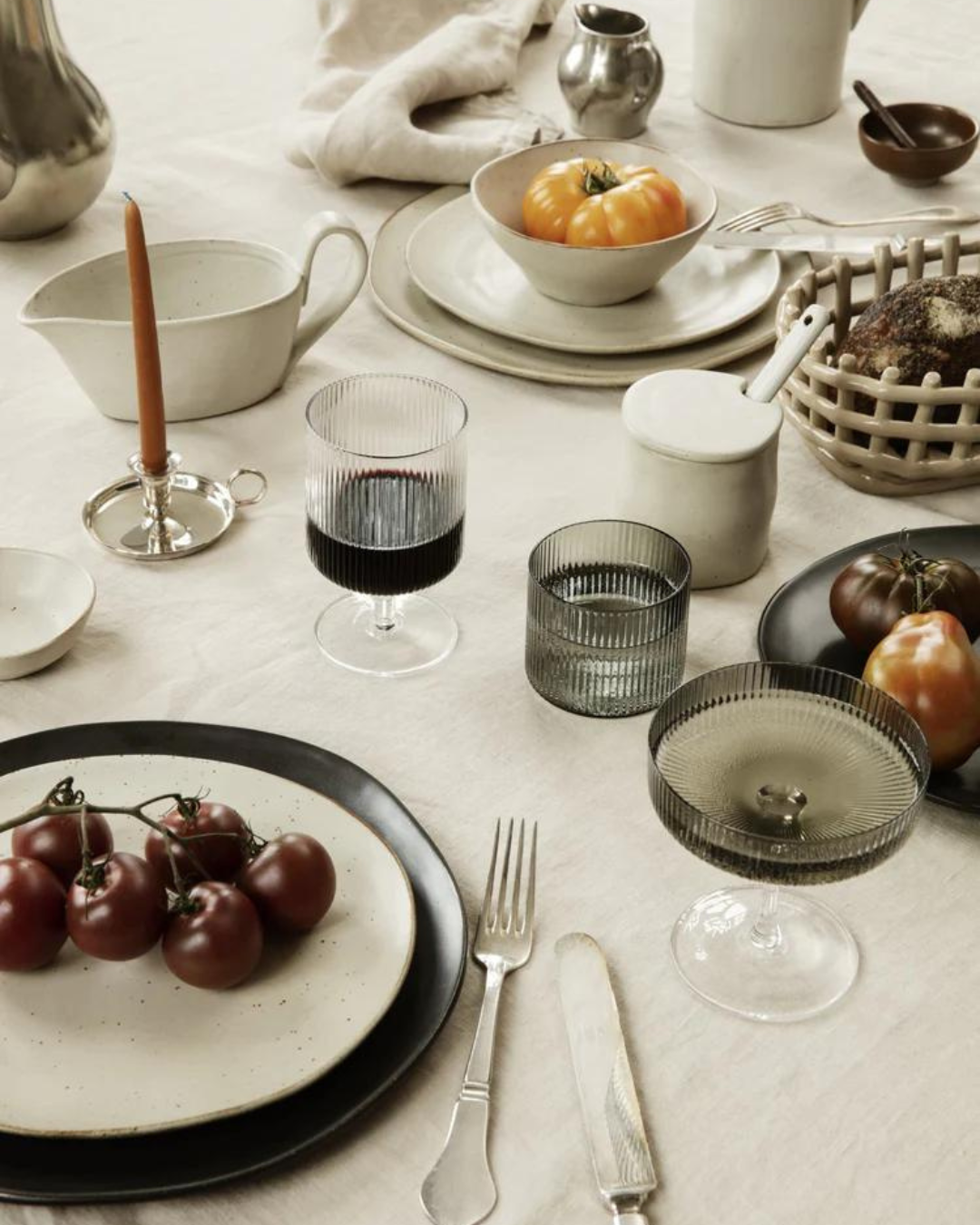 Ripple Champagne Saucers (Set of 2)