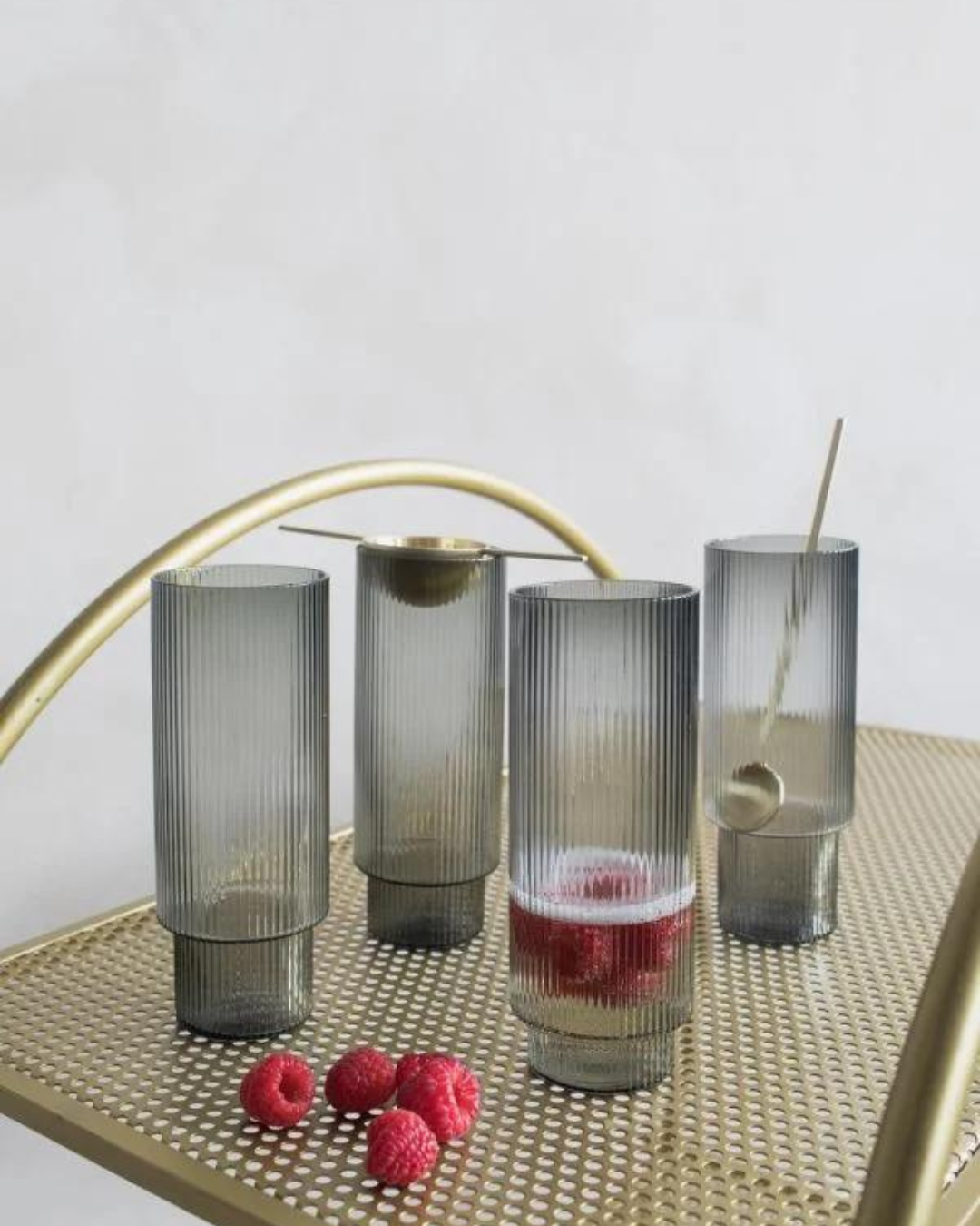 Ripple Long Drink Glasses