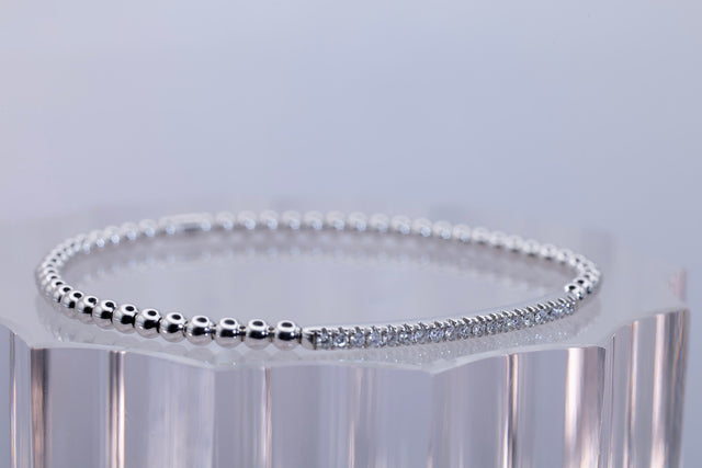 18-Karat White Gold Diamond Bracelet