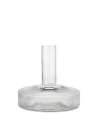 RIPPLE WINE CARAFE - CLEAR