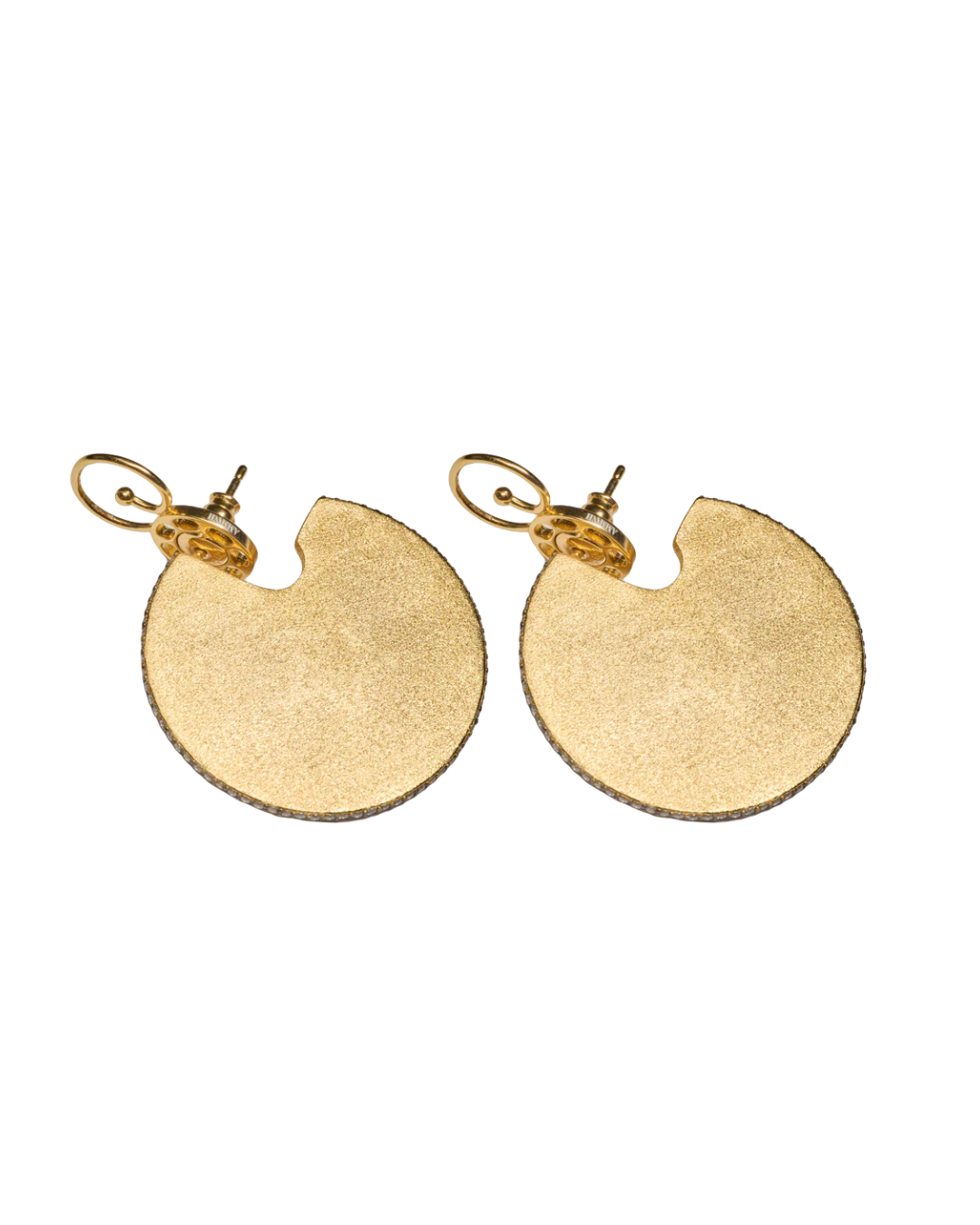 Round Disc Earrings