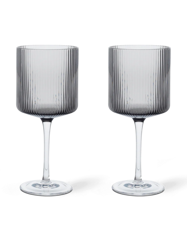 Ripple Red Wine Glasses - Set Of 2