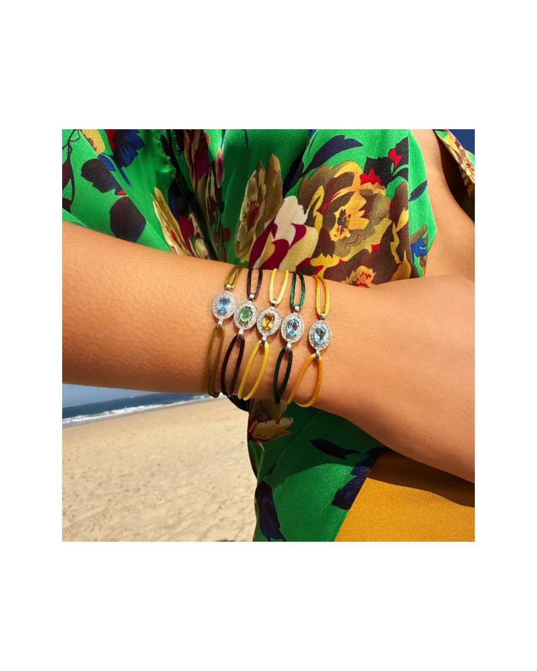 Sapin Forever Bracelet W/ Citrine And Diamonds