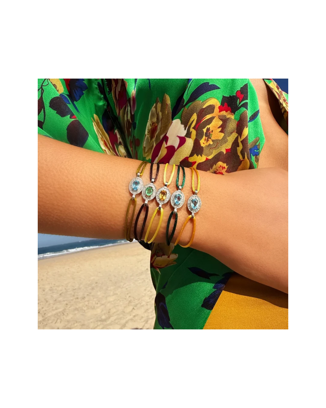 Sapin Forever Bracelet W/ Citrine And Diamonds