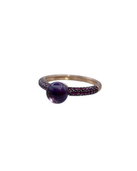 18-karat Rose Gold, Amethist, Ruby Ring