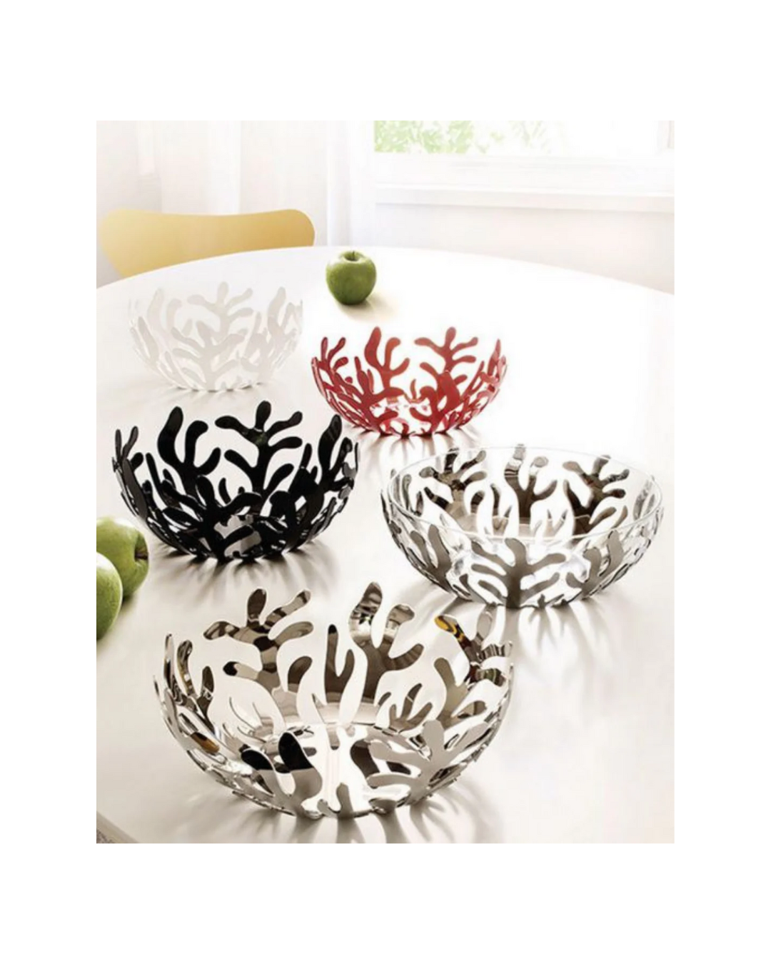 Mediterraneo Fruit Bowl Red (25 Cm)
