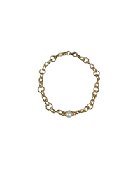 Gold Bracelet With Pearl