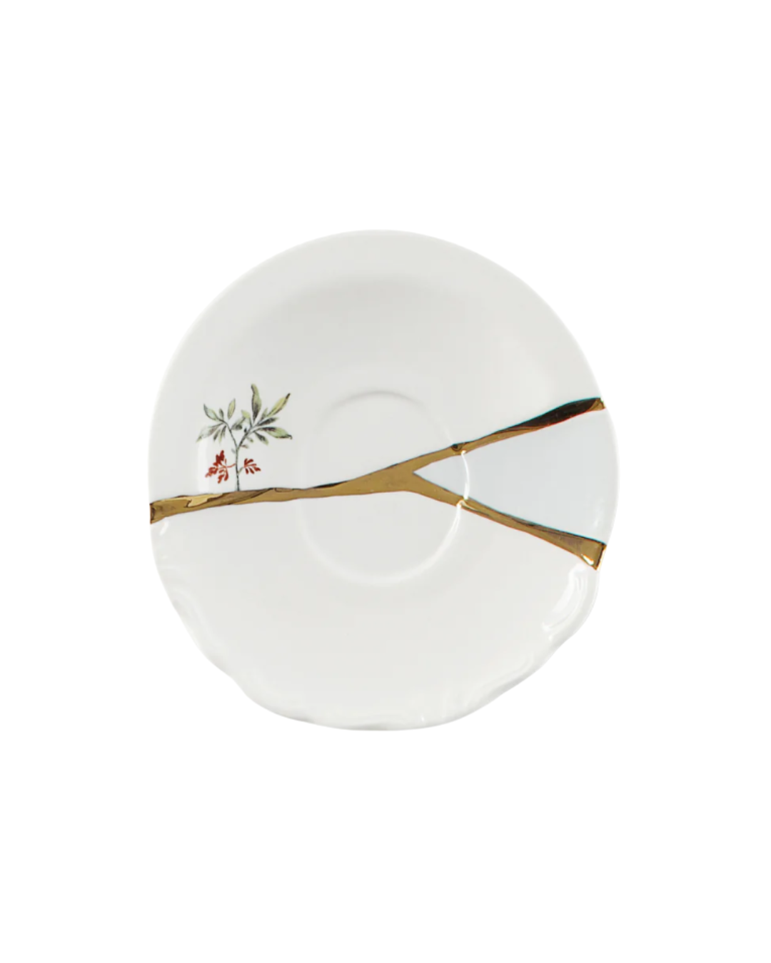 Kintsugi Coffee Cup With Saucer