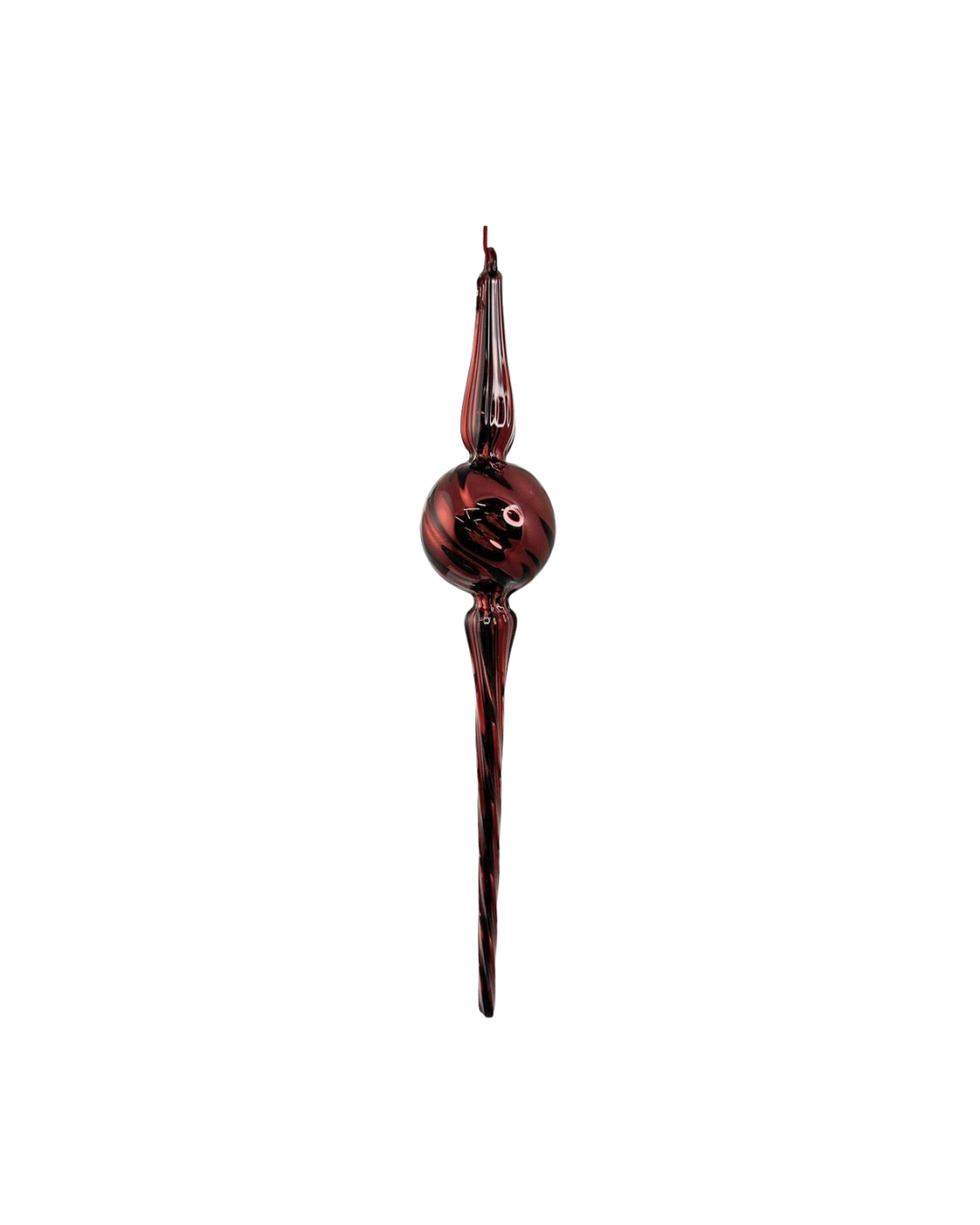 Glass Drop Shiny Red (34 Cm)