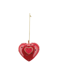 Heart and Heart Home Ornament