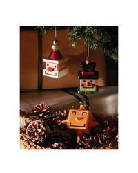 Santa Cube Christmas Ornament