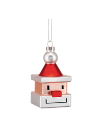 Santa Cube Christmas Ornament