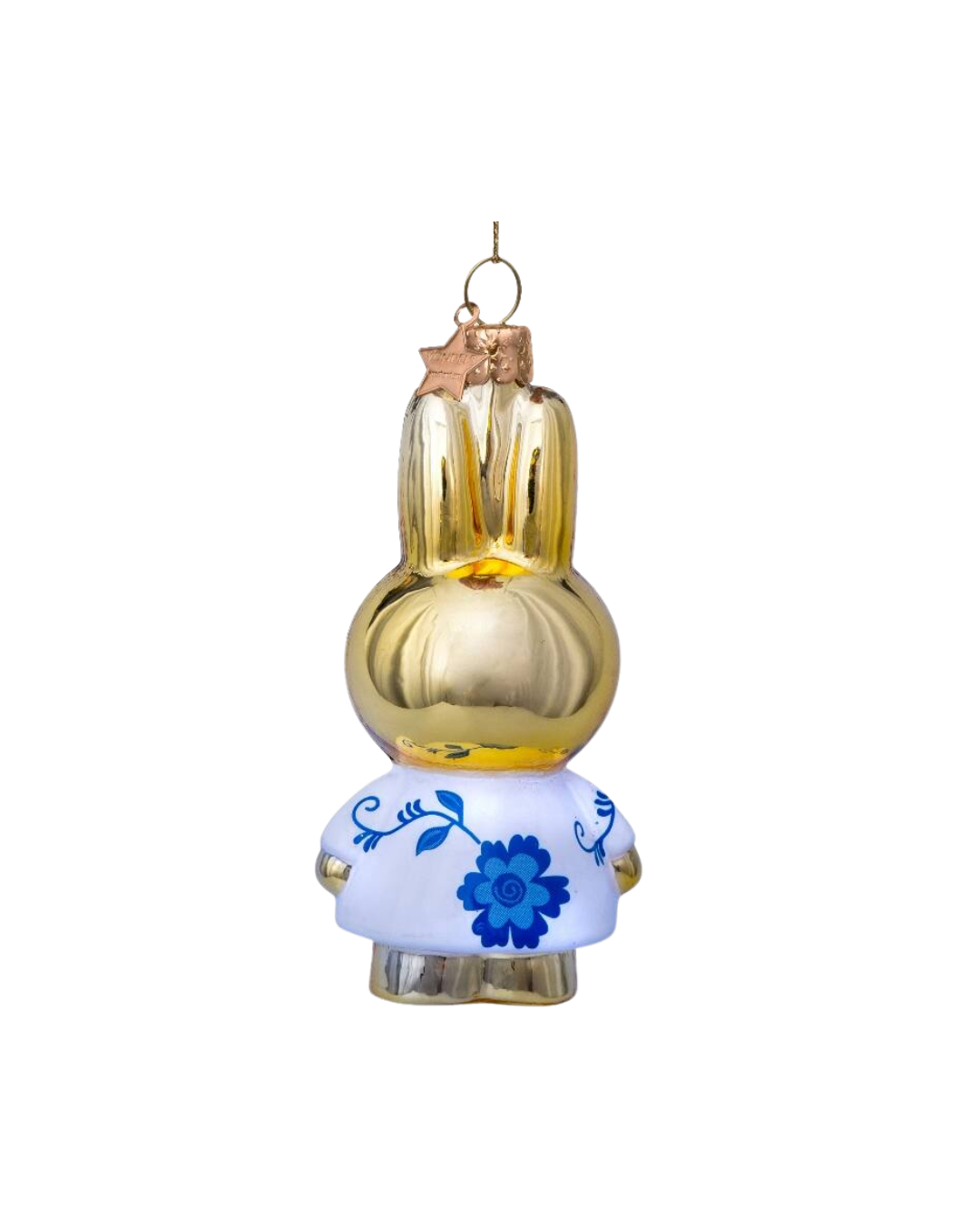 Ornament Glass Nijntje/miffy Delft Blue Dress (11 Cm)