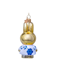 Ornament Glass Nijntje/miffy Delft Blue Dress (11 Cm)