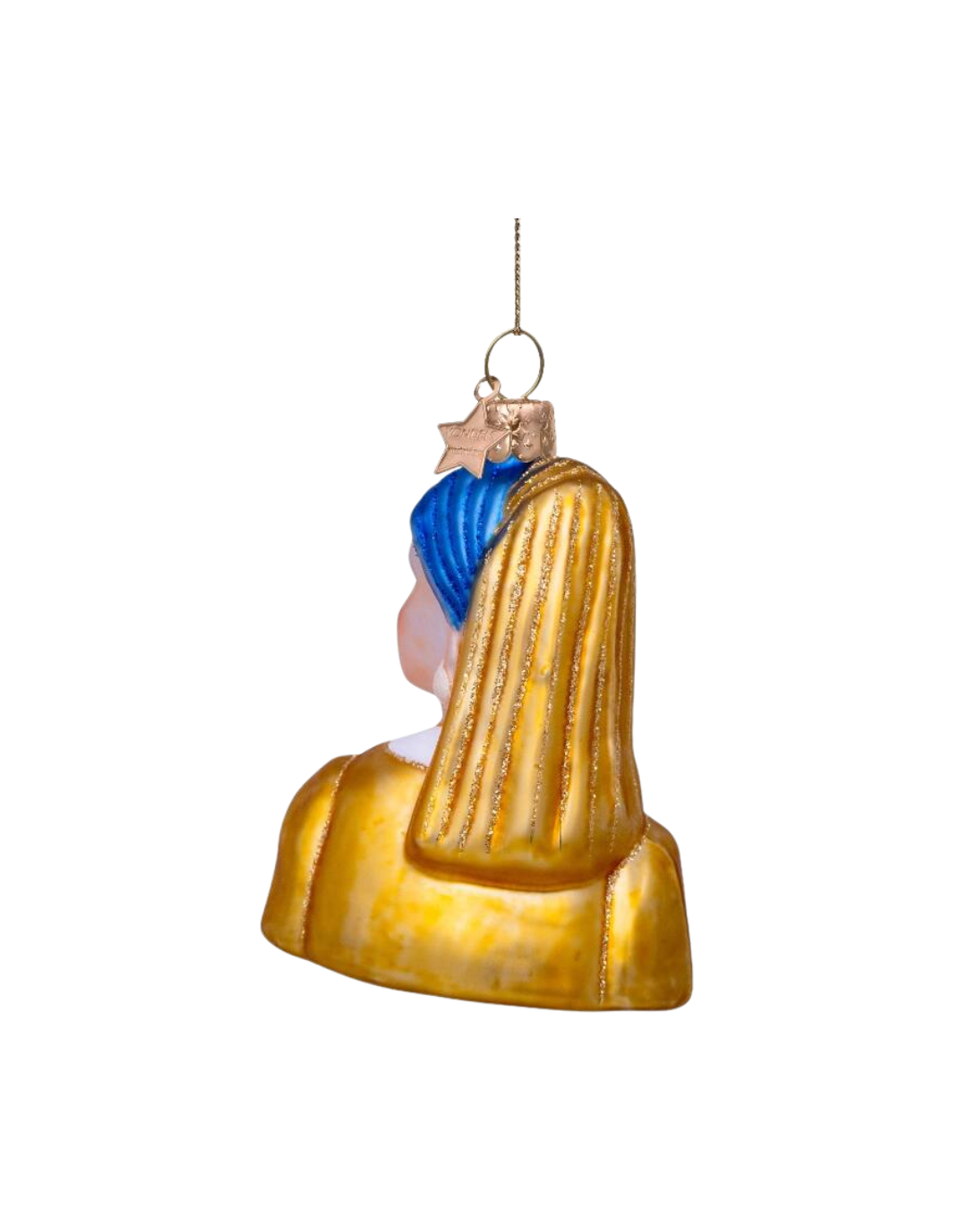 Ornament Glass Girl With A Pearl Earring Vermeer (8 Cm)
