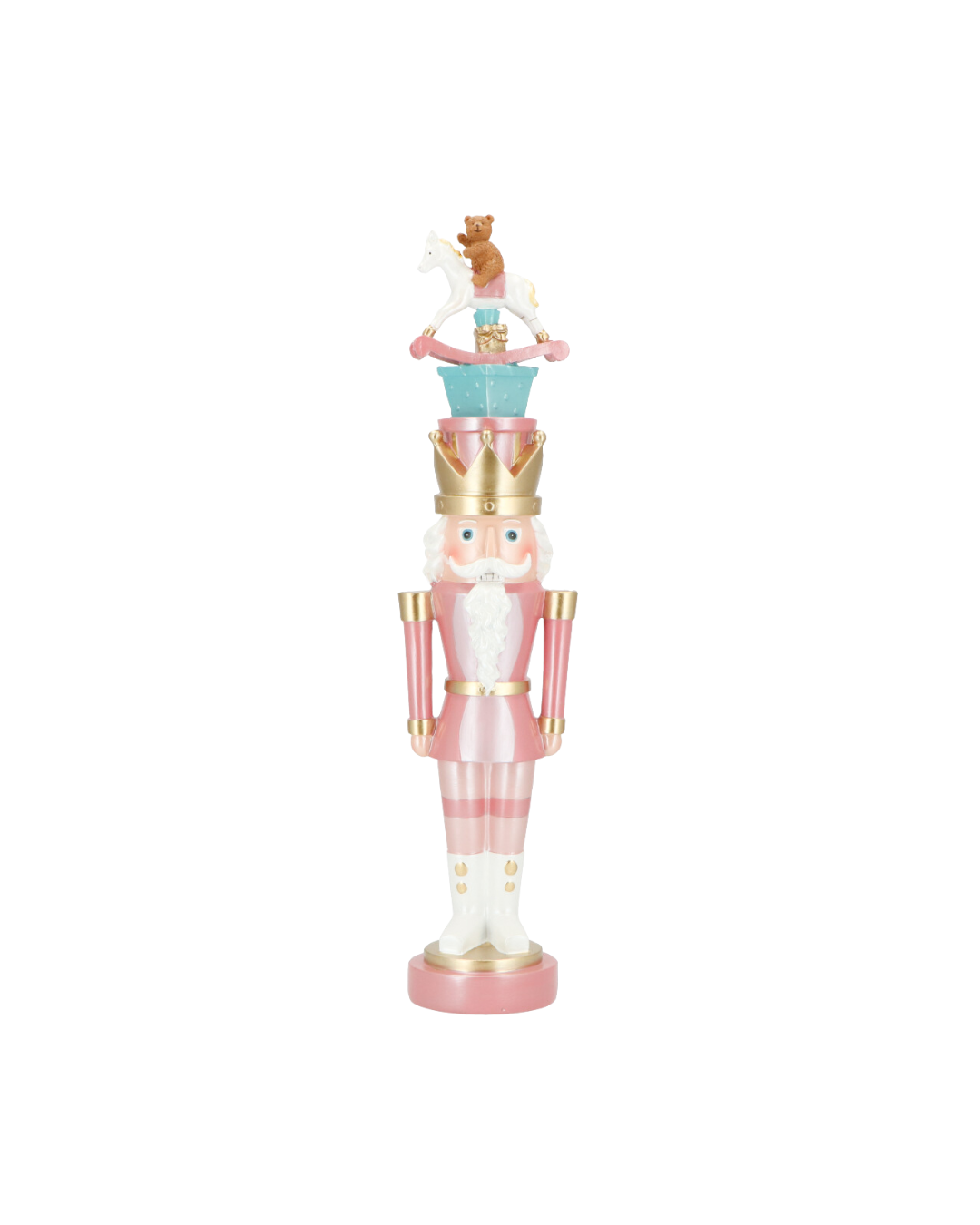 Nutcracker Rocking Horse On Hat Poly Candy