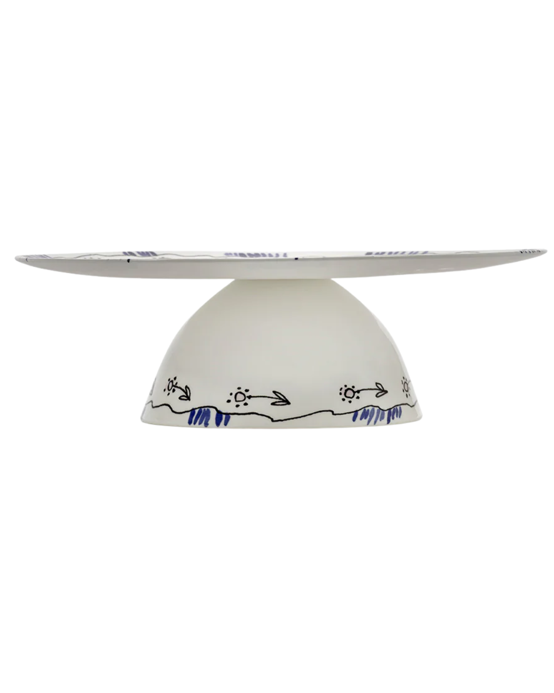 Cake Stand L Anemone Milk Mf