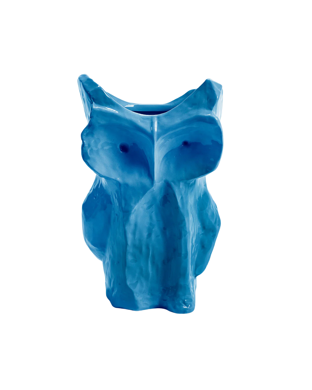 Owl Vase L Blue After Midnight