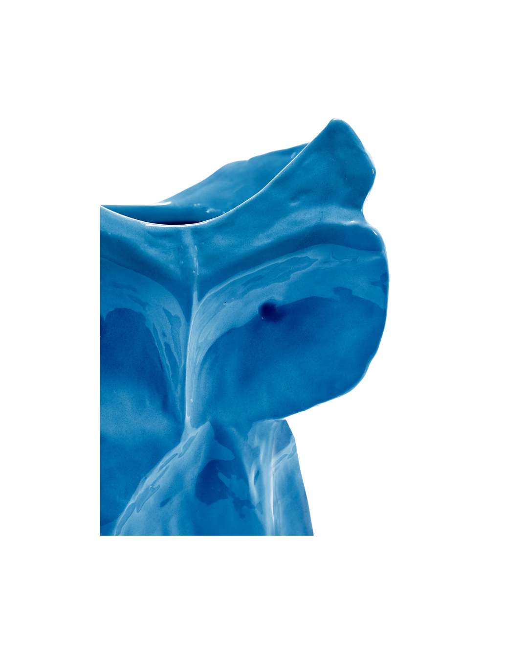 Owl Vase L Blue After Midnight