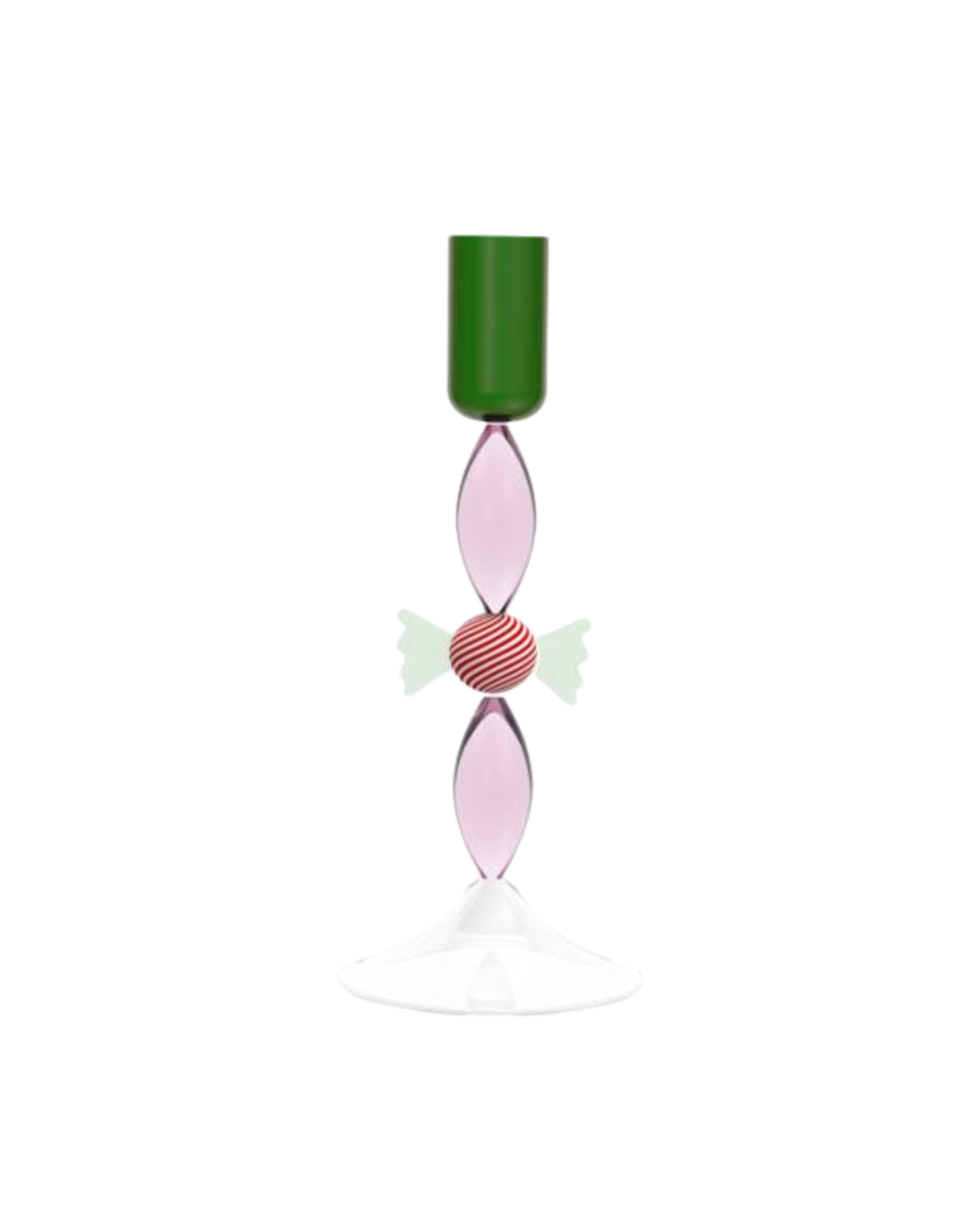 Schiaccianoci Candleholder Green/red