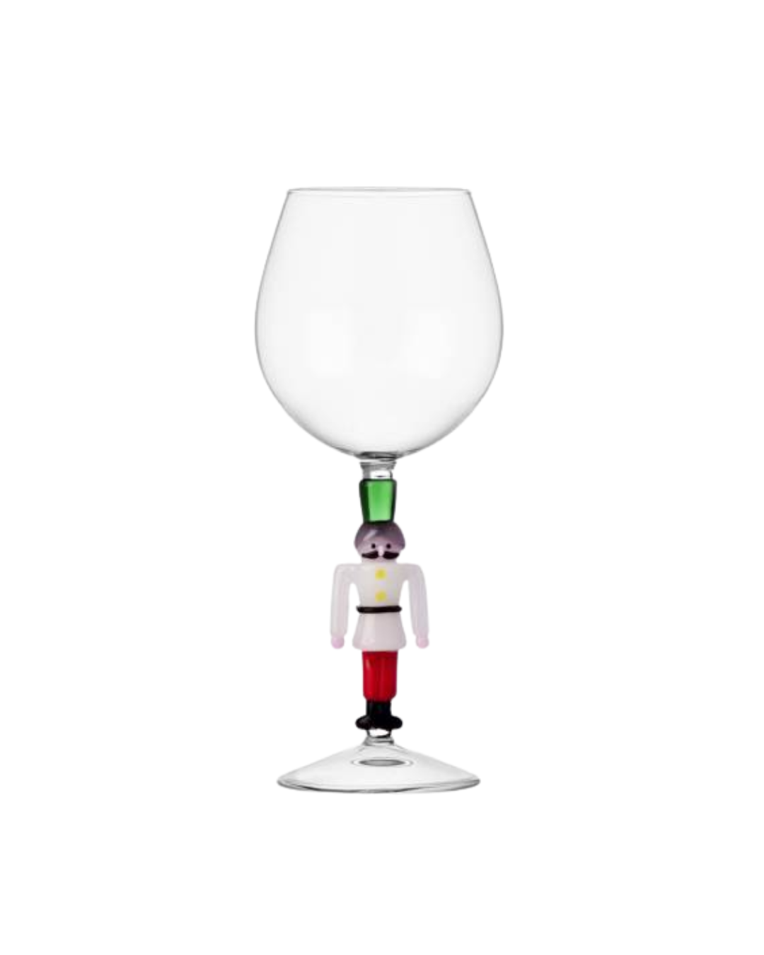 Schiaccianoci Soldier Stem Glass