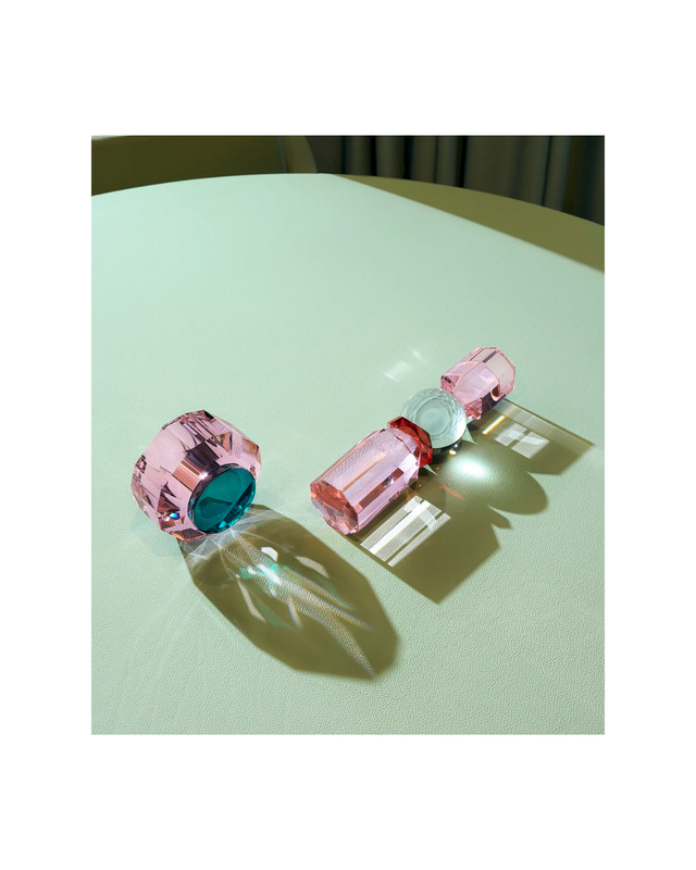 Memphis Tealight Holder Rose