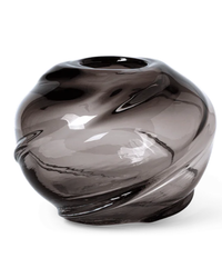 Water Swirl Vase - Round