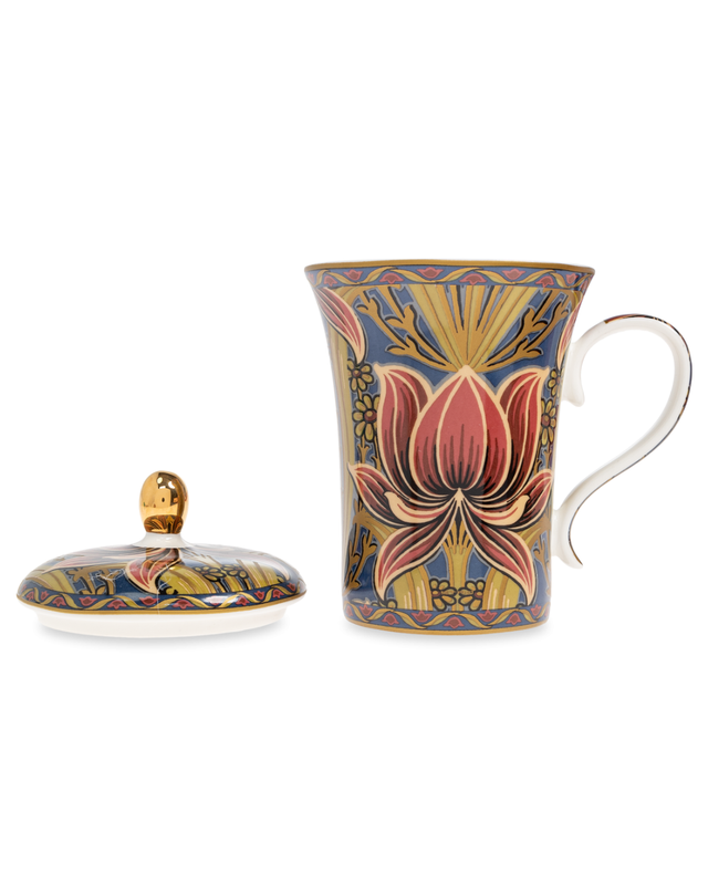 Porcelain Mug With Lid