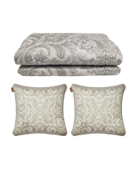 Set Of Iris Quilted Bedcover And Cushion (2 Pcs)