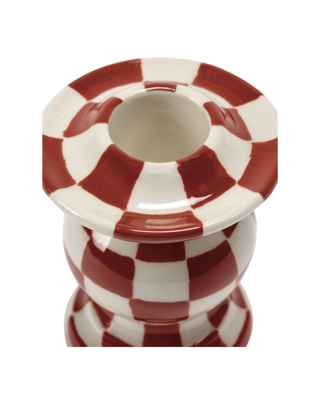 Candle Holder N°2 Red/White Les Objets Mouleversants
