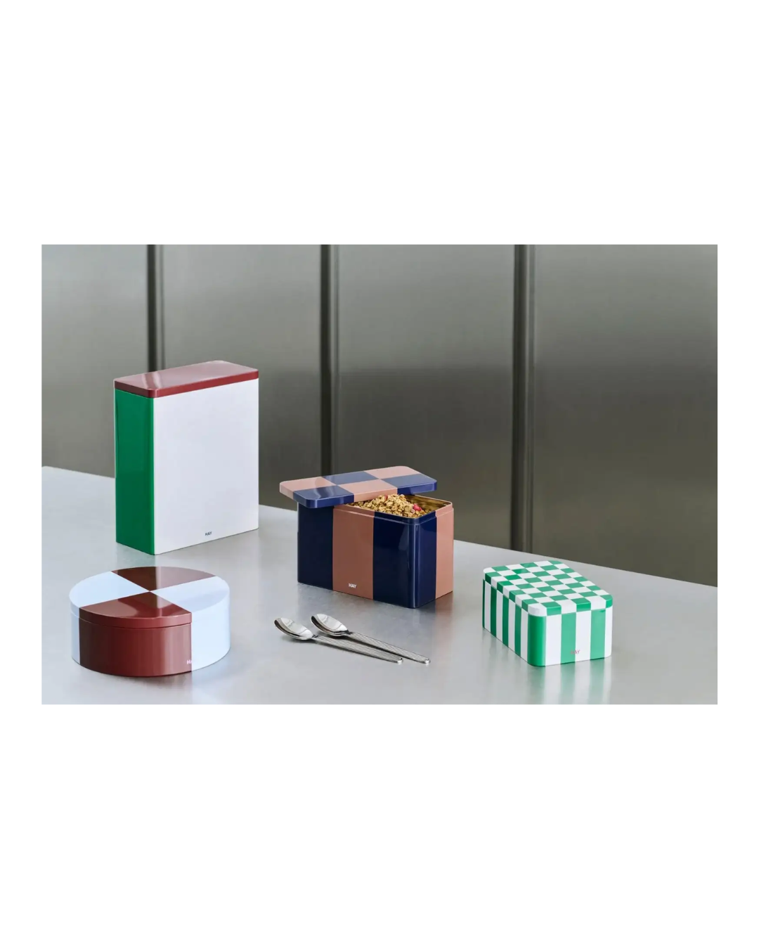 Tin Container Round