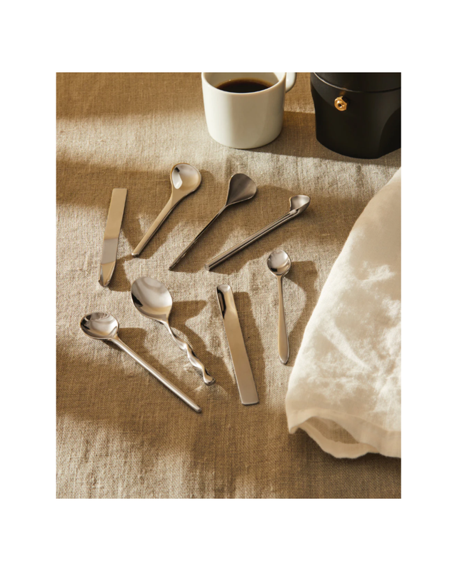 Il caffè/tè Alessi Set of 8 Coffee Spoons