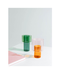 Boreale Big Vase B Amber-Pink