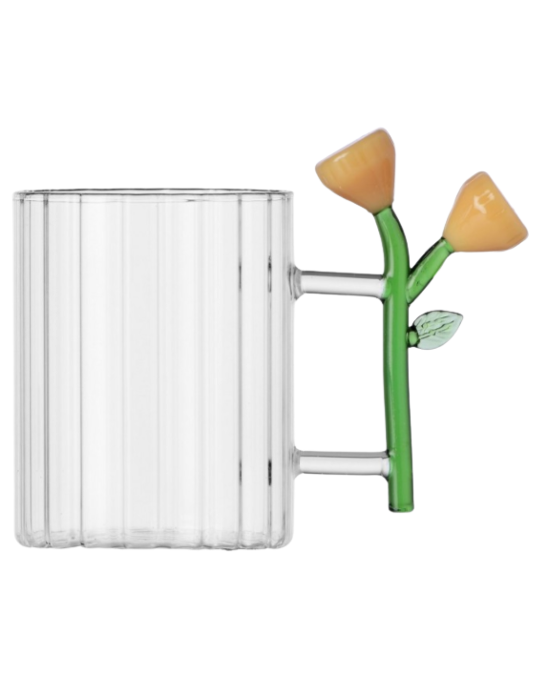 Botanica Optic Mug Amber Flower