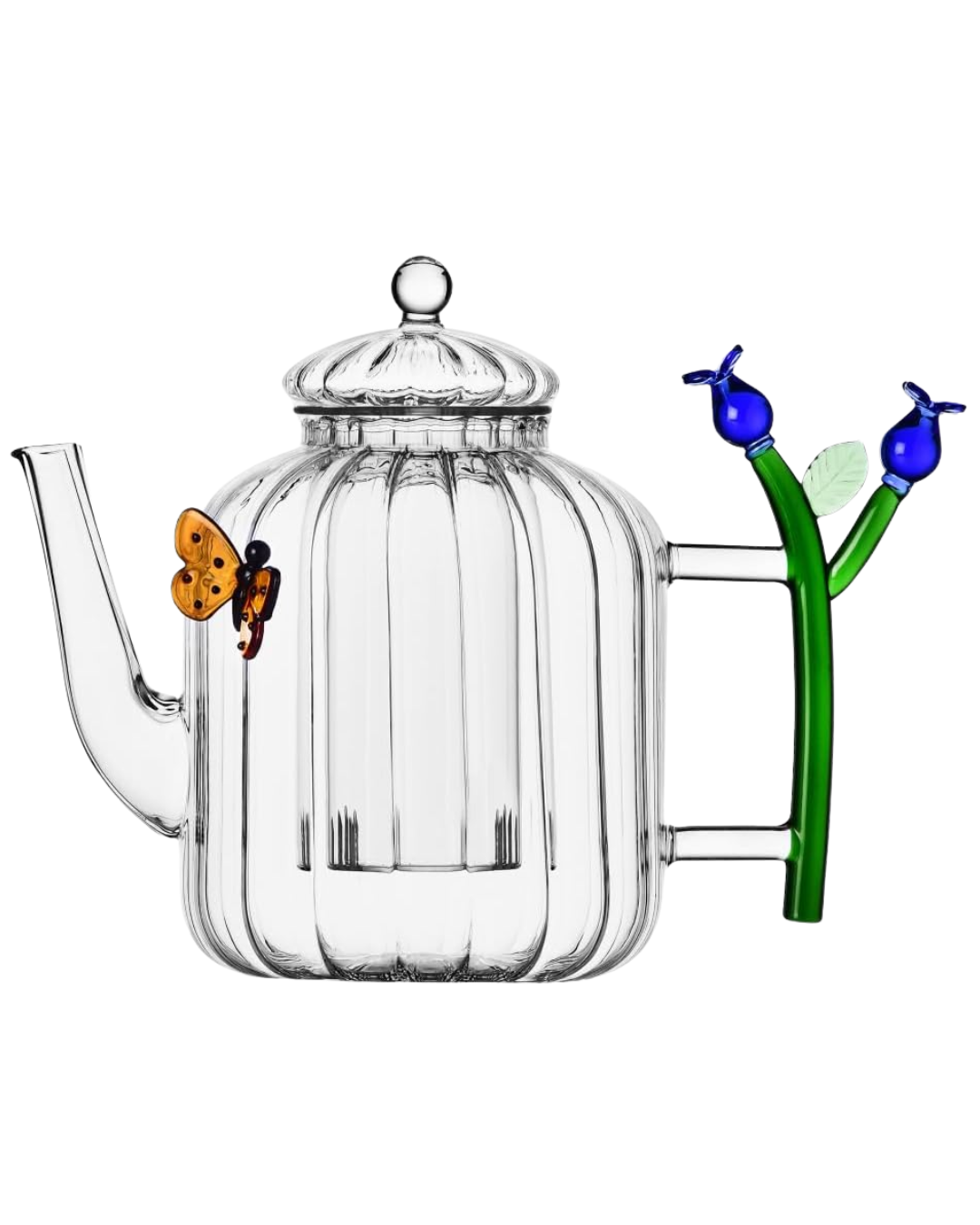 Botanica Teapot Optic Blue Flower & But.fy