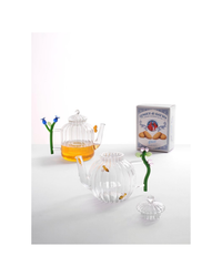 Botanica Teapot Optic Blue Flower & But.fy