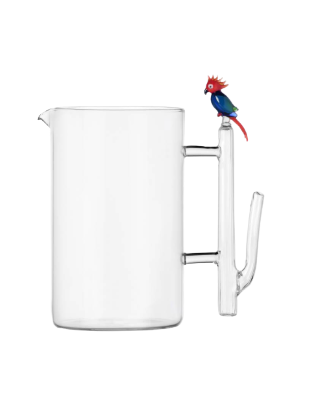 Talking Trees Jug Red/blue Cockatoo