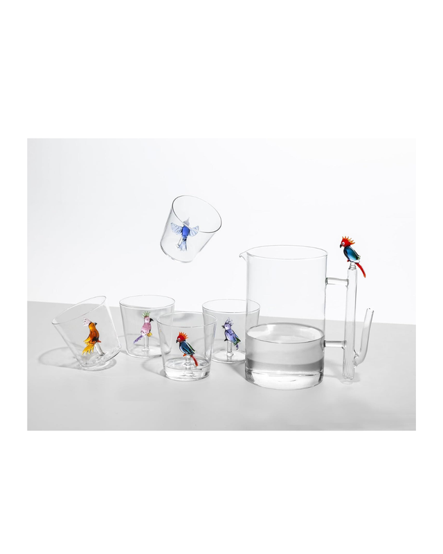 Talking Trees Tumbler Red/blue Cockatoo