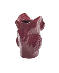 Owl Vase S Aubergine After Midnight
