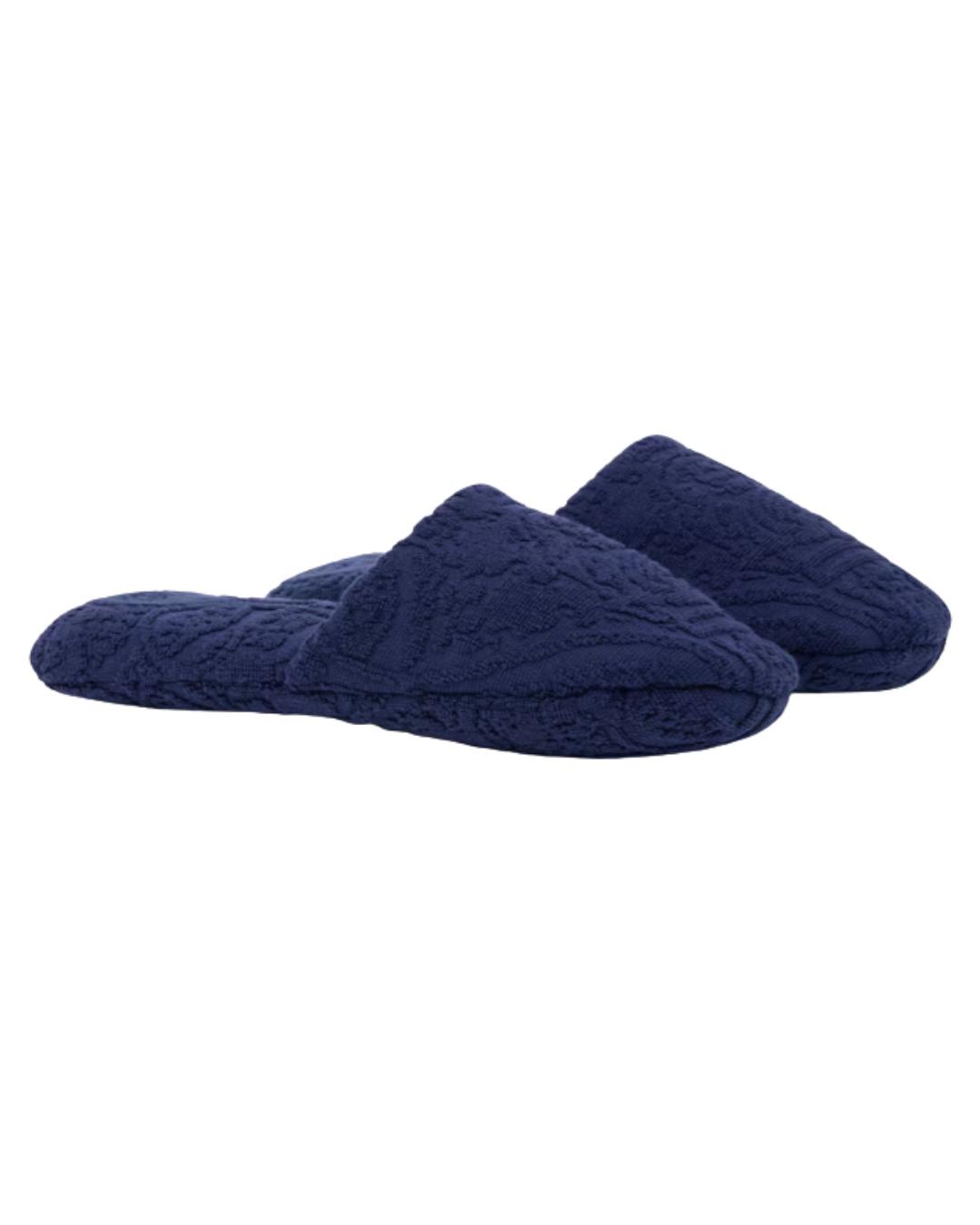 Cotton Terry Cloth Jacquard Bathroom Slippers