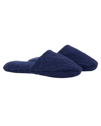 Cotton Terry Cloth Jacquard Bathroom Slippers