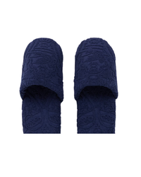 Cotton Terry Cloth Jacquard Bathroom Slippers