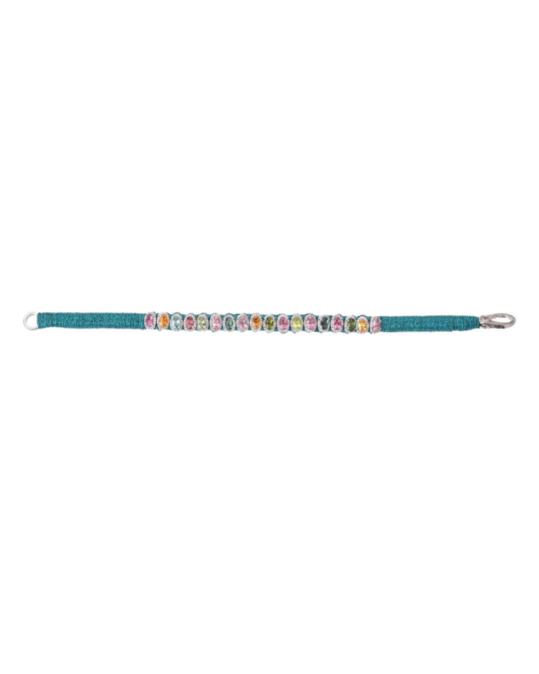 Rio Pacific Bracelet With Rainbow Tourmalines And Diamonds