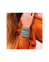 Rio Pacific Bracelet With Rainbow Tourmalines And Diamonds