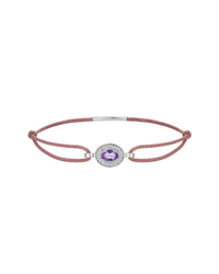 Petal Forever Bracelet W/ Amethyst And Diamonds